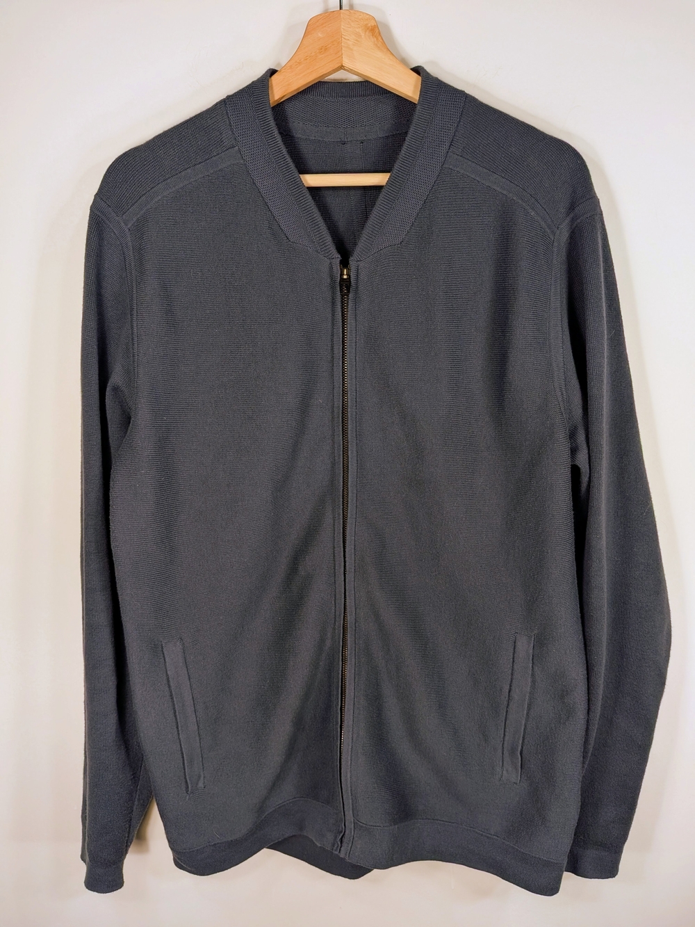 Lululemon Cloudy Pine Bomber Jacket Ink Blue